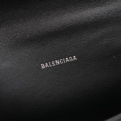 BALENCIAGA HOURGLASS XS Hourglass Handbag Bag Leather Women's Black 5928331LR6Y1000