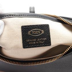 Tod's Timeless Hobo Bag Shoulder Leather Women's Black XBWTSBS0200Q8EB999