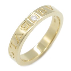 BVLGARI Double Ring, K18 (yellow gold), diamond, men's, women's, clear