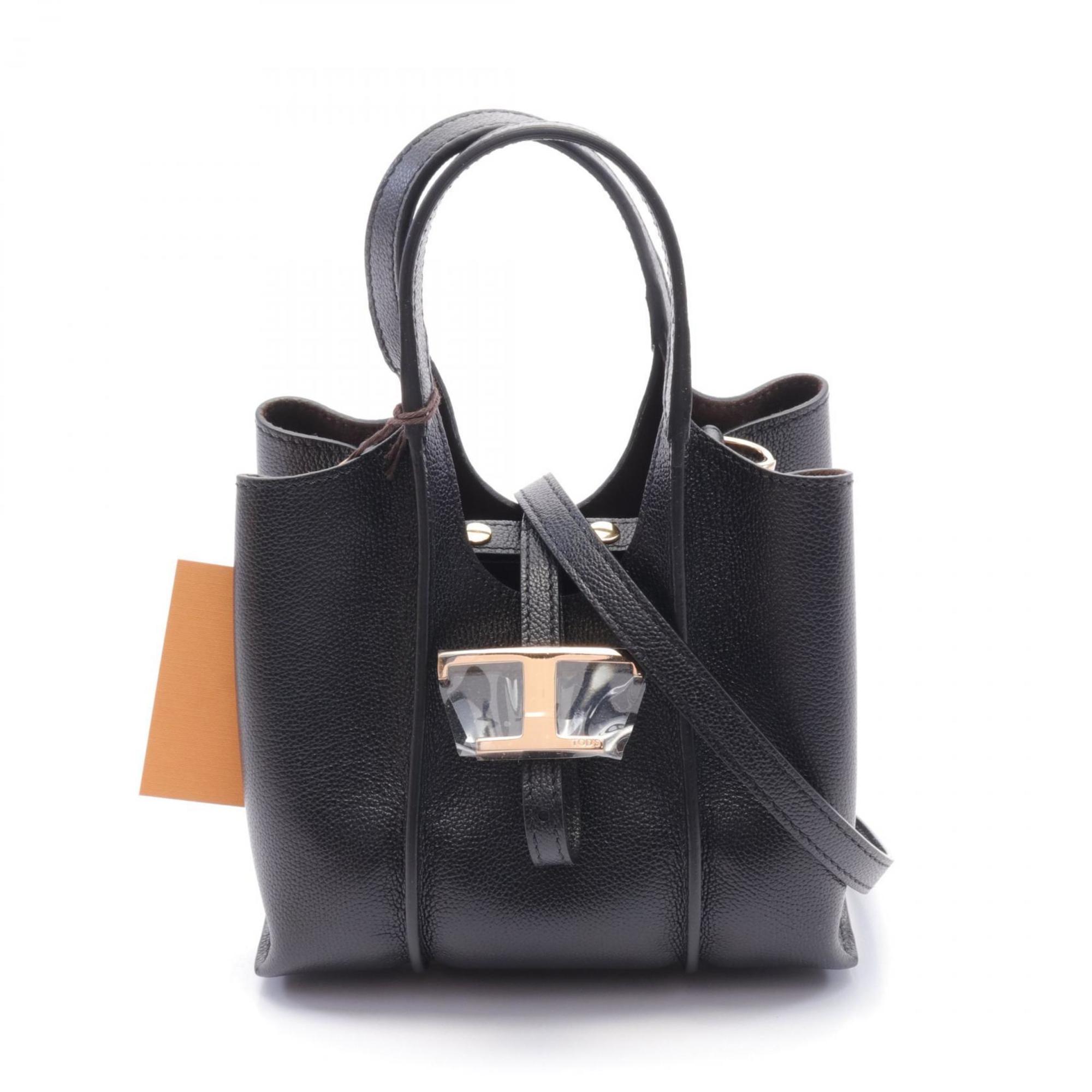 Tod's Timeless Bag Micro Handbag Leather Women's Black XBWTSBA0000Q8EB999