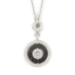 BVLGARI Diamond Astrale Necklace K18WG (White Gold) Ceramic Ladies Clear