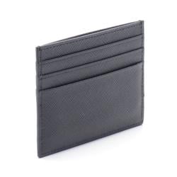 PRADA SAFFIANO PRINT Business Card Holder/Card Case Saffiano Leather Women's Black 1MC025QWAF0002