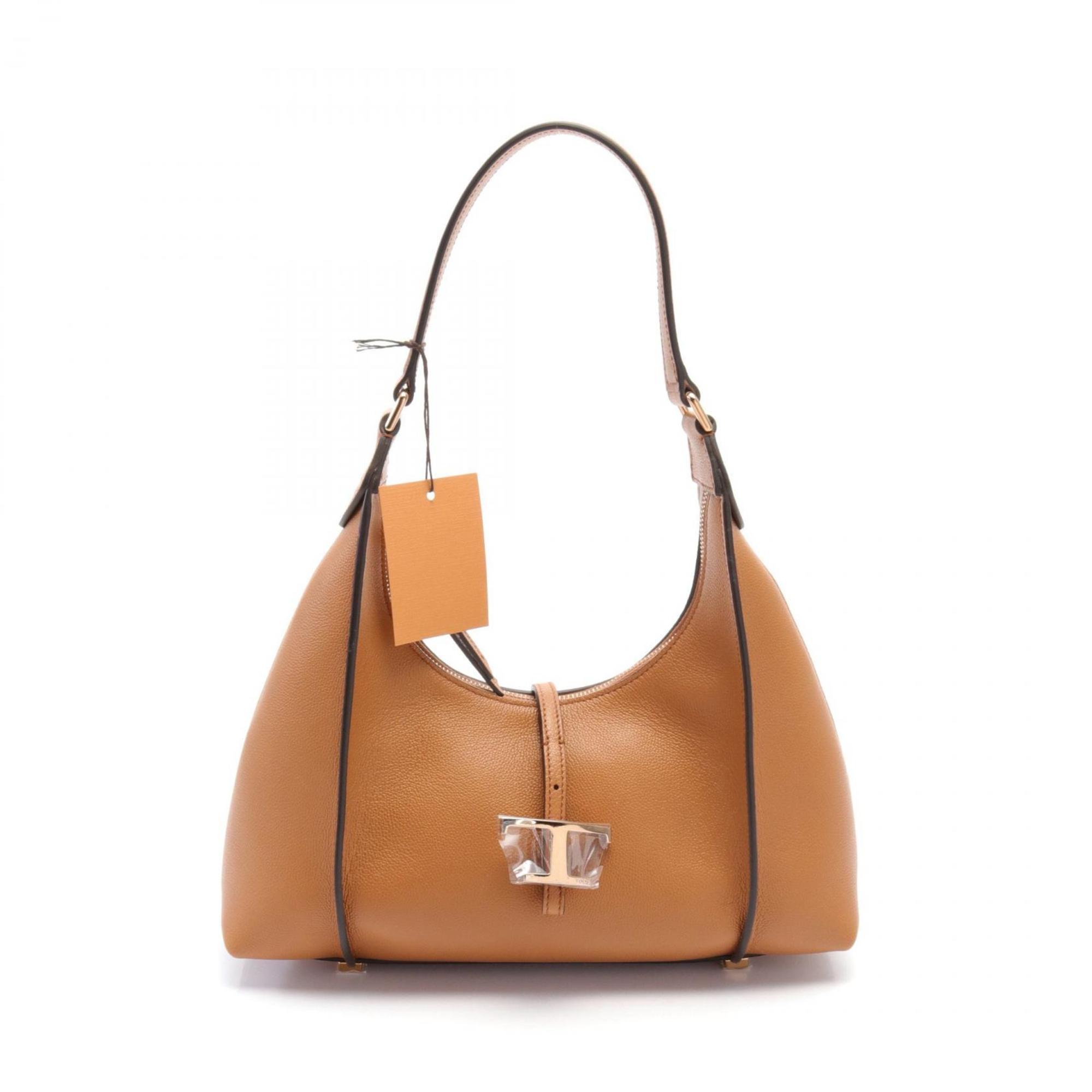 Tod's Timeless Hobo Bag Shoulder Leather Women's Brown XBWTSBS0200Q8ES410