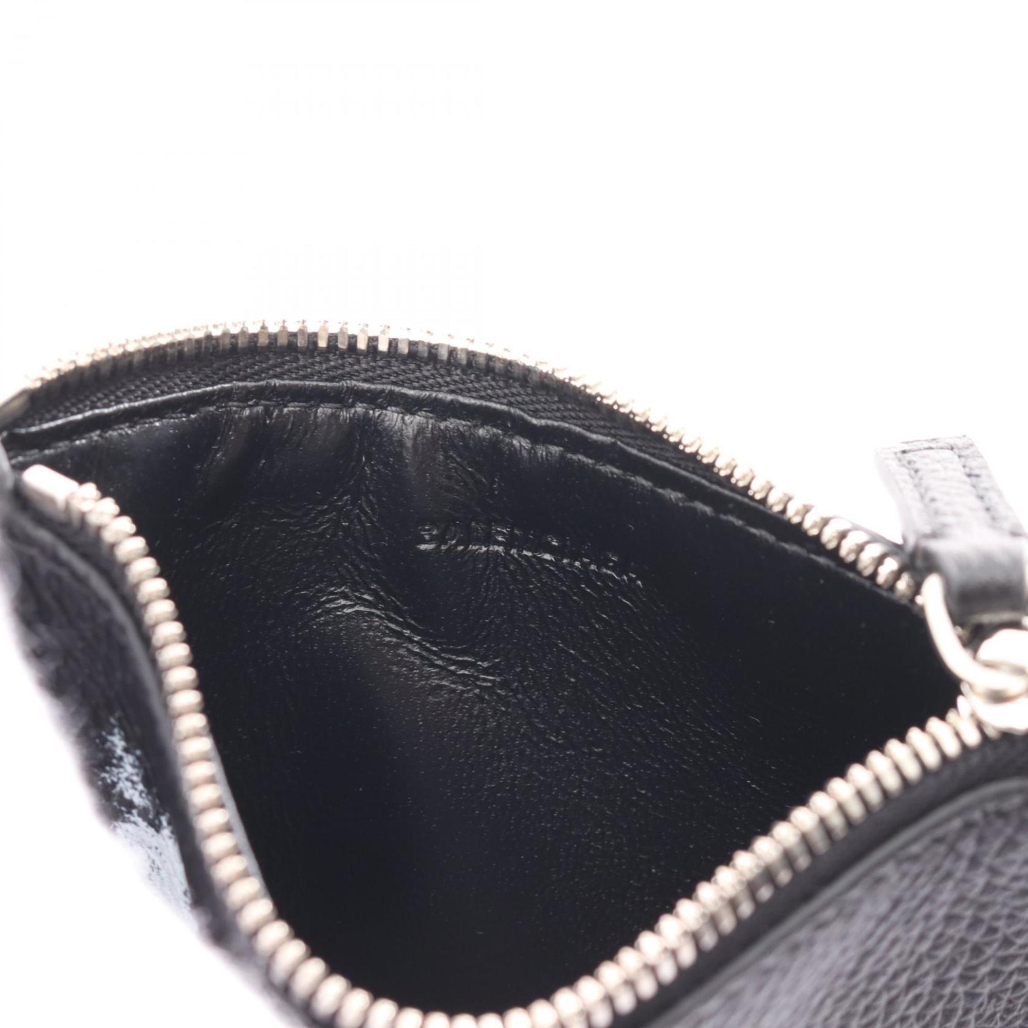 BALENCIAGA Wallet/Coin Case Leather Wallet Men's Black 5945482AA3B1000