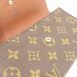 Louis Vuitton Monogram Pochette Portemonnay Credit M61725 Long Wallet Bi-fold Men's Women's