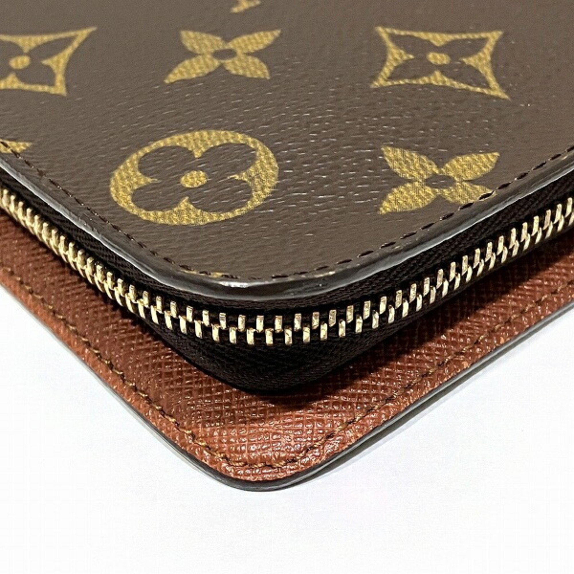 Louis Vuitton Monogram Porto Monnaie Zip M61727 Wallet Long Men's Women's