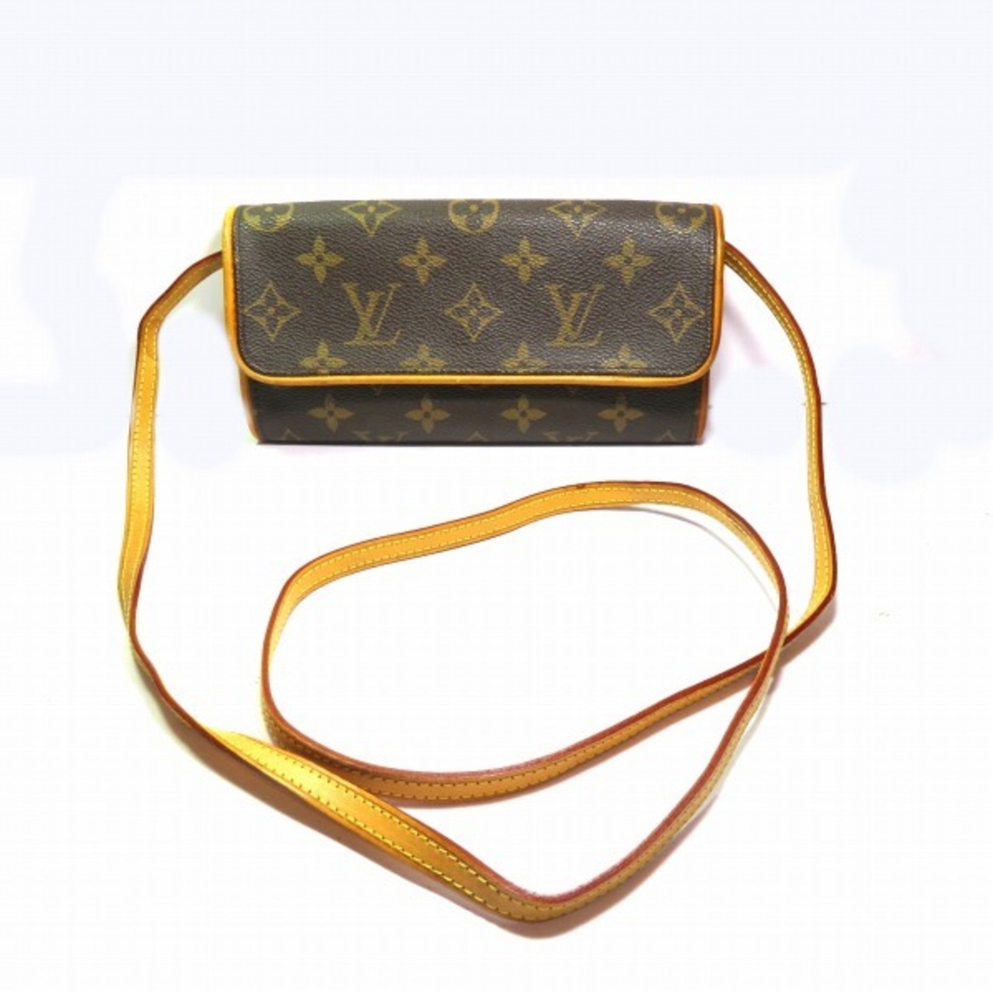 Louis Vuitton Monogram Pochette Twin PM M51854 Bags, Clutch Shoulder Women's