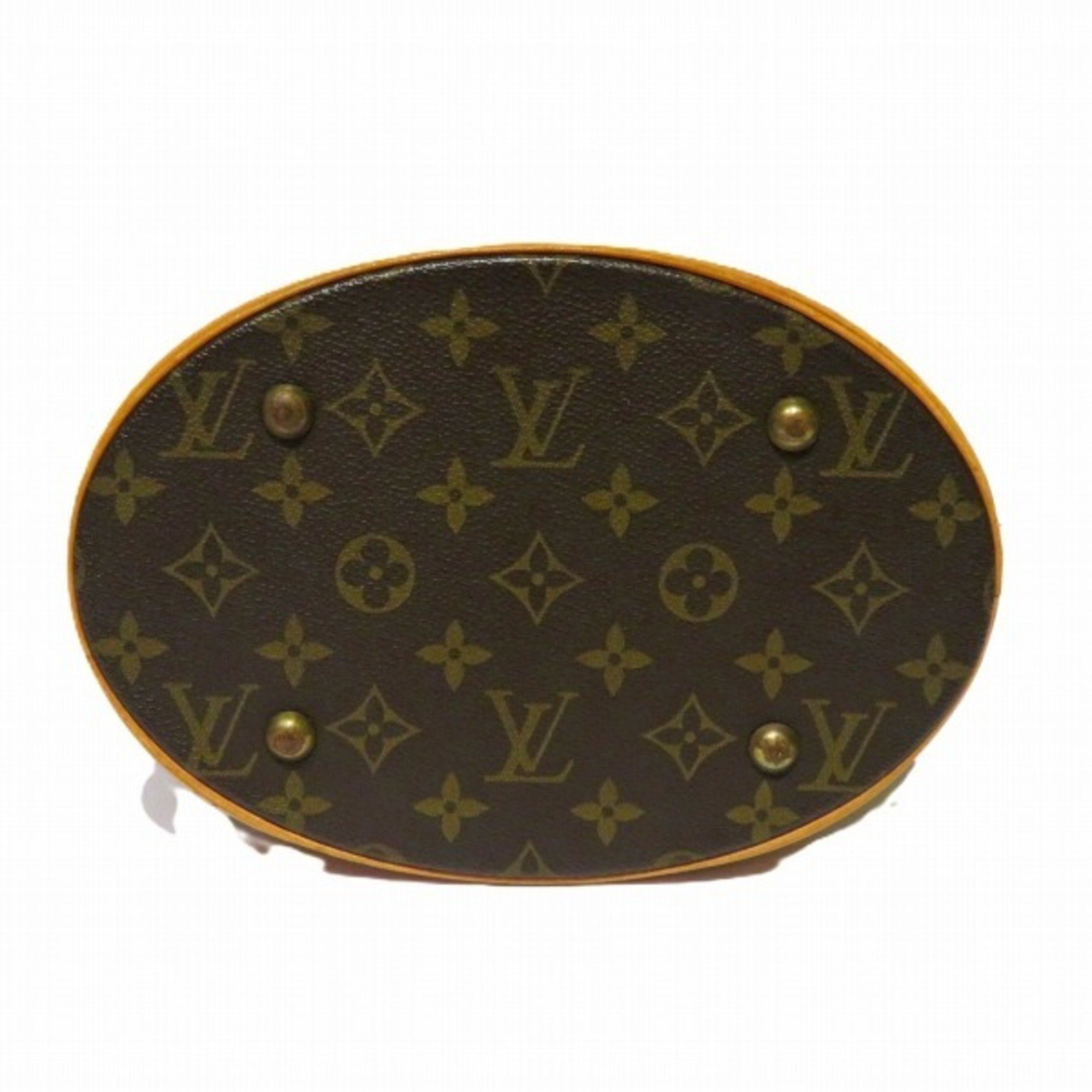 Louis Vuitton Monogram Petit Bucket M42238 Bag Tote Shoulder Women's