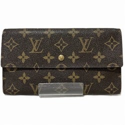 Louis Vuitton Monogram Portefeuille International M61217 Wallet Long Men's Women's