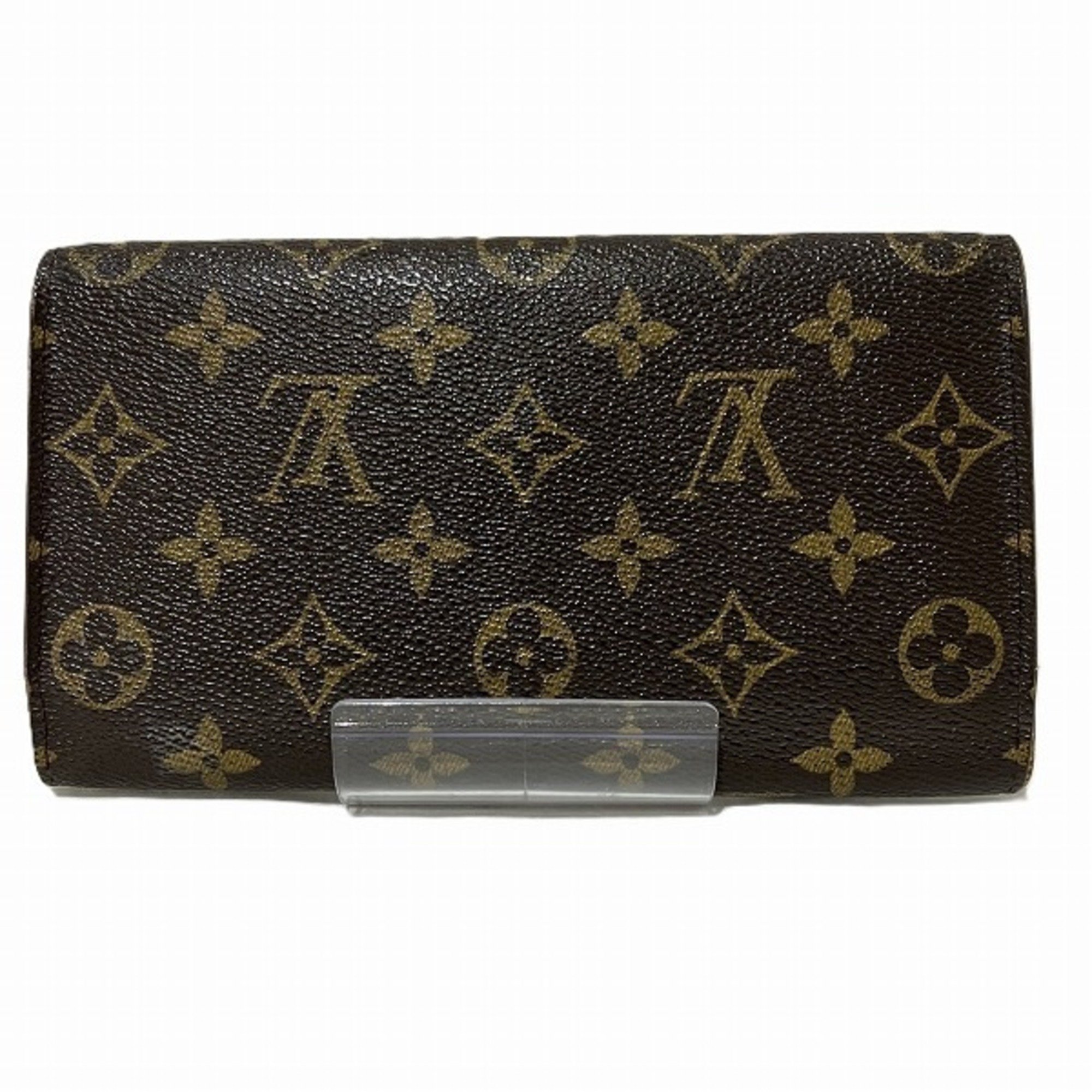 Louis Vuitton Monogram Portefeuille International M61217 Wallet Long Men's Women's