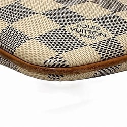 Louis Vuitton Damier Azur Mila MM N60027 Chain Bag Handbag Pouch Women's