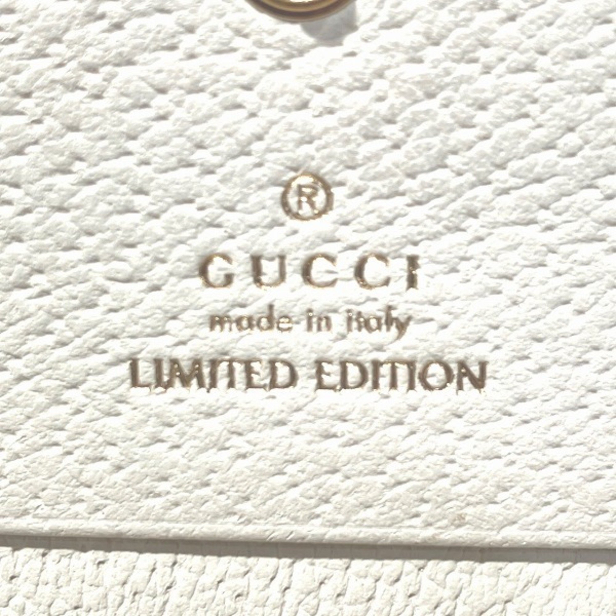 GUCCI GG Marmont Flora 577347 Compact Wallet Bi-fold for Women