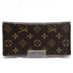 Louis Vuitton Monogram Portefeuille Brazza M66540 Long Wallet Bi-fold Men's Women's