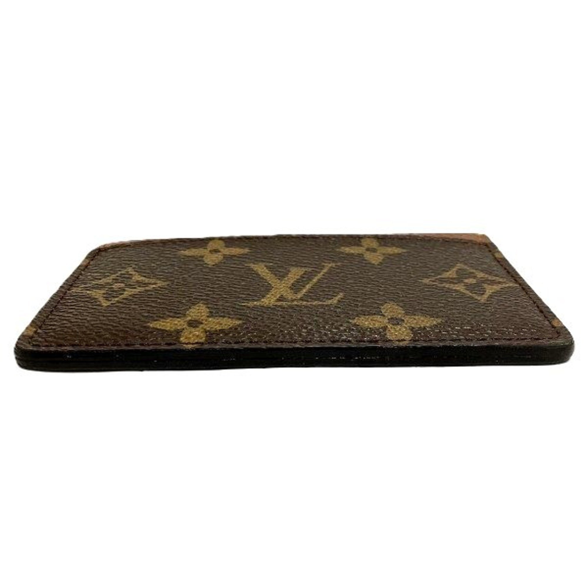 Louis Vuitton Monogram Porte Carte Sample M61733 Accessories Business Card Holder/Card Case Men's Women's