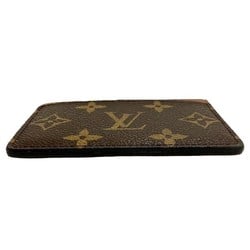 Louis Vuitton Monogram Porte Carte Sample M61733 Accessories Business Card Holder/Card Case Men's Women's