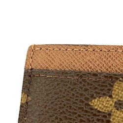 Louis Vuitton Monogram Porte Carte Sample M61733 Accessories Business Card Holder/Card Case Men's Women's