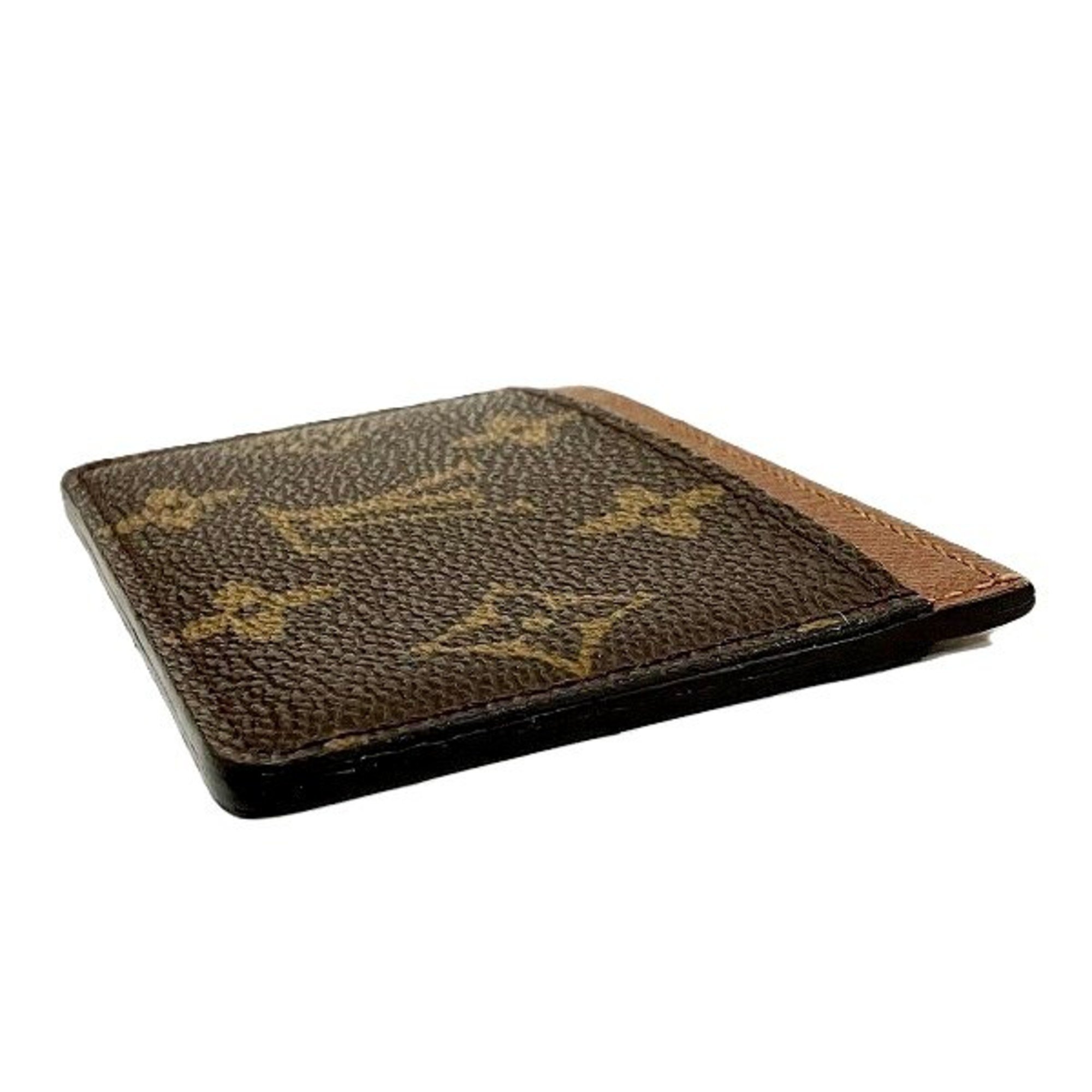 Louis Vuitton Monogram Porte Carte Sample M61733 Accessories Business Card Holder/Card Case Men's Women's