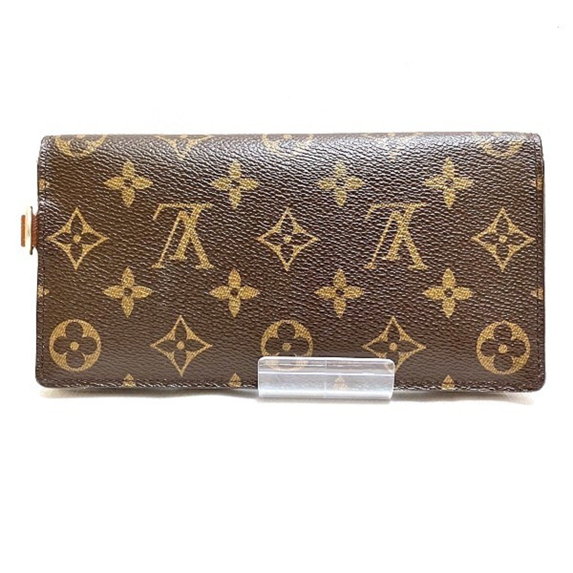 Louis Vuitton Monogram Portefeuille Accordion M58008 Chain Wallet Long Bi-fold Men's