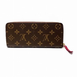 Louis Vuitton Monogram Portefeuille Clemence M60742 Round Zip Long Wallet for Women