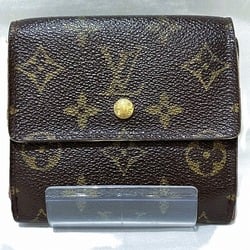 Louis Vuitton Monogram Portemonnay Bi-E Carte Credit M61652 Wallet Tri-fold for Men and Women