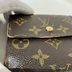 Louis Vuitton Monogram Portemonnay Bi-E Carte Credit M61652 Wallet Tri-fold for Men and Women