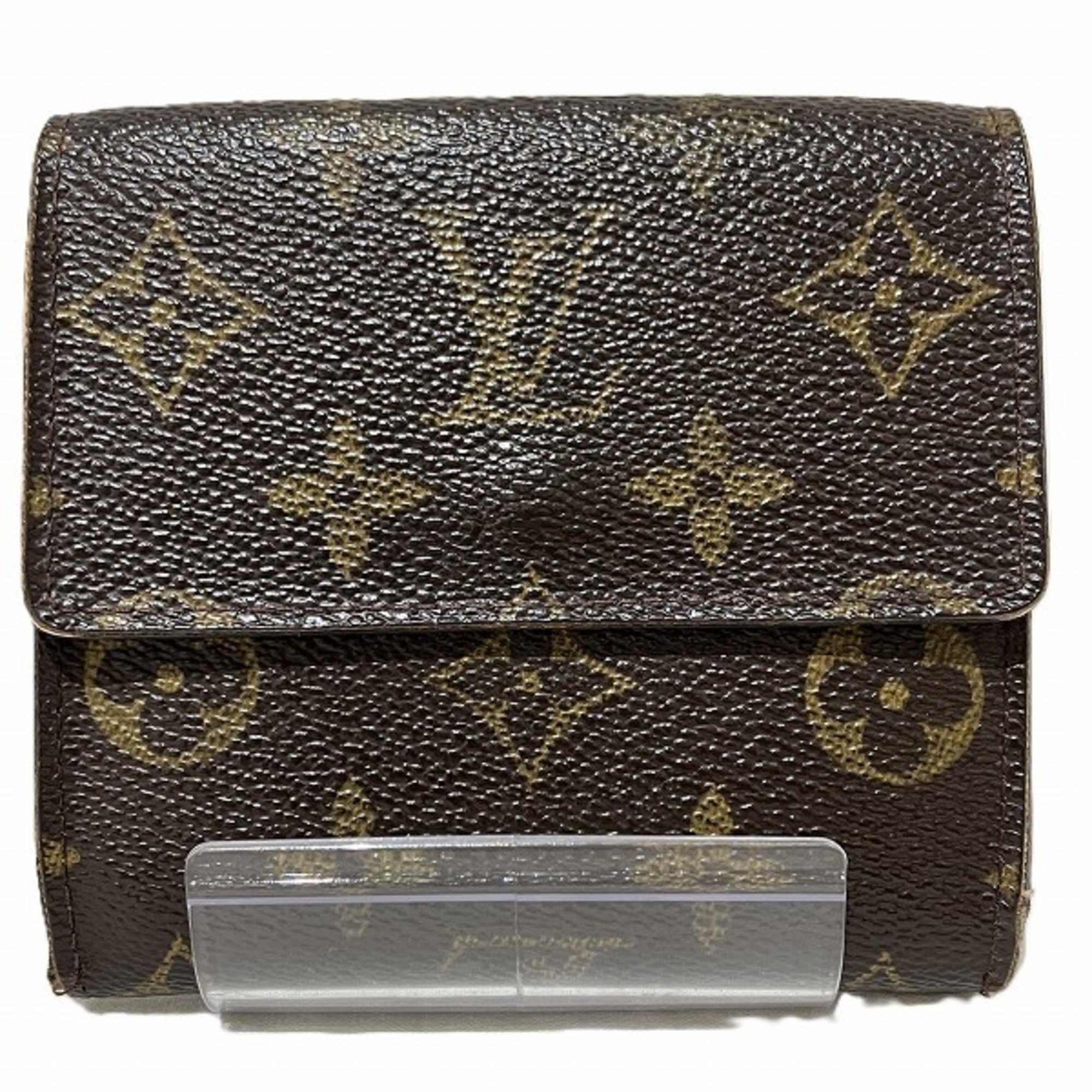 Louis Vuitton Monogram Portemonnay Bi-E Carte Credit M61652 Wallet Tri-fold for Men and Women