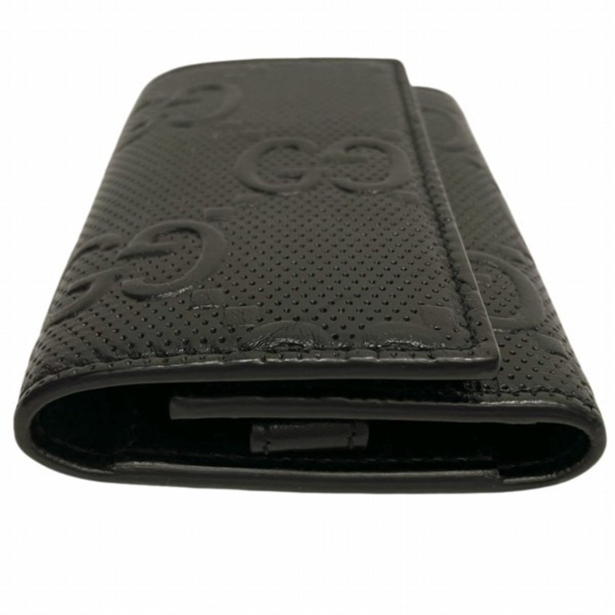 GUCCI GG embossed 625565 6-ring key case for men and women