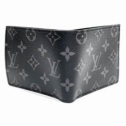 Louis Vuitton Monogram Eclipse Portefeuille Marco NM M62545 Wallet Bi-fold Men's