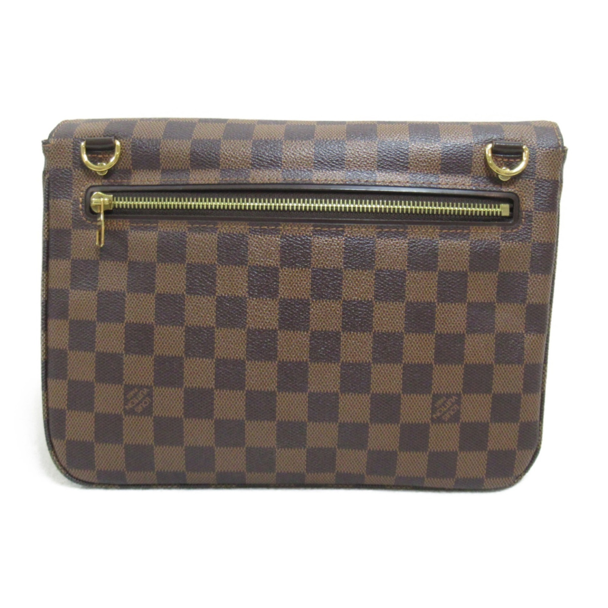 Louis Vuitton Hoxton GM Shoulder Bag, Coated Canvas, Damier, Women's, Brown, N41253