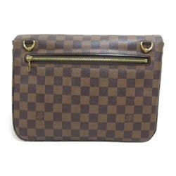 Louis Vuitton Hoxton GM Shoulder Bag, Coated Canvas, Damier, Women's, Brown, N41253