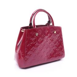 Louis Vuitton LOUIS VUITTON Montaigne BB Monogram Vernis Rose Indien Handbag Bag Leather Women's Pink M50172