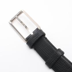 Louis Vuitton LOUIS VUITTON Santur Force Belt Clothing Leather Epi Men's Black M9694