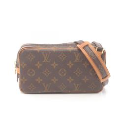 Louis Vuitton LOUIS VUITTON Marly Bandouliere Shoulder Bag Coated Canvas Leather Monogram Women's Brown M51828