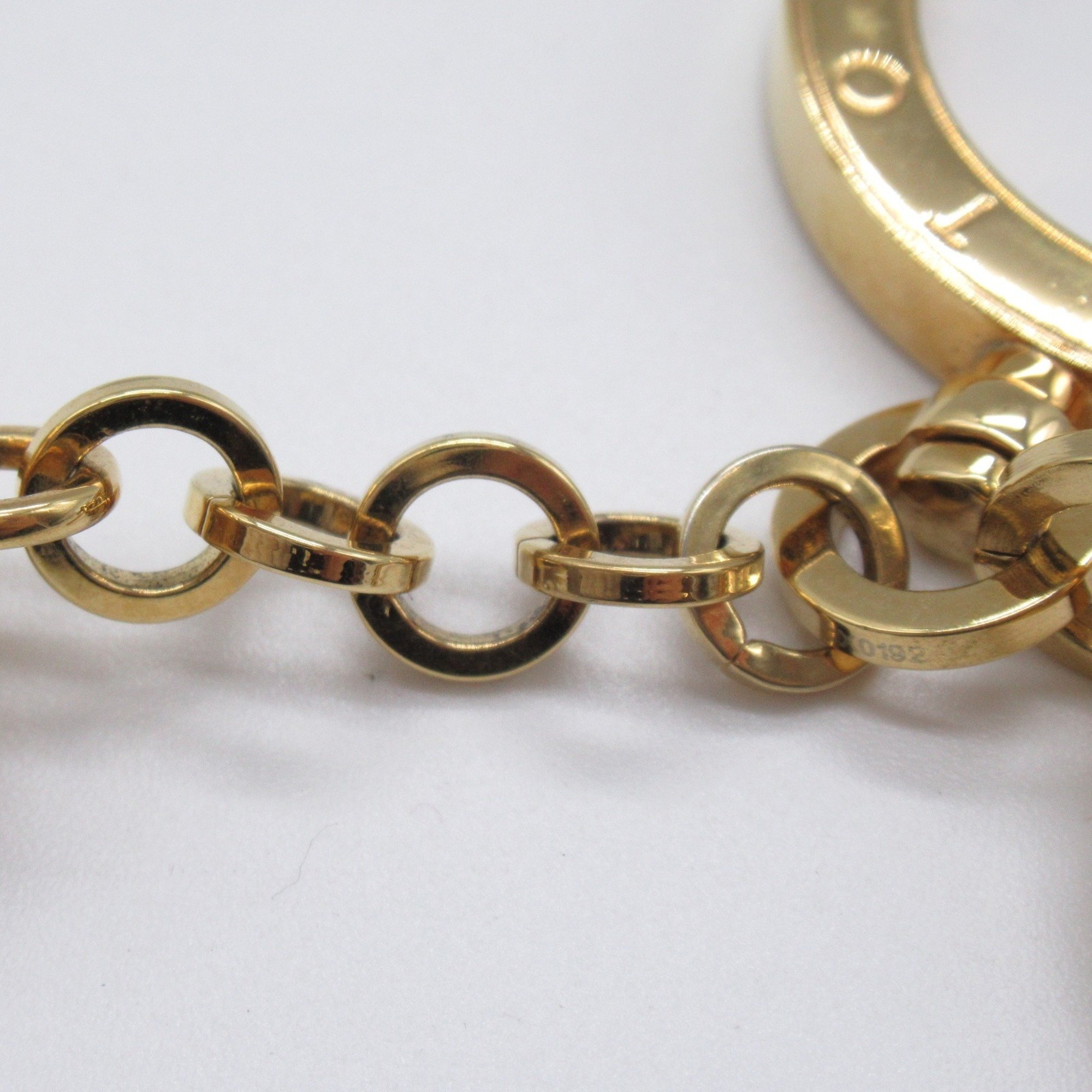 Louis Vuitton LOUIS VUITTON Portecle Swing Keychain GP (Gold Plated) Men's Women's Gold M65997