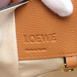 LOEWE Hammock Bag Compact Handbag Leather Women's Brown A538H13X03