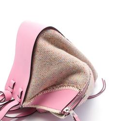 LOEWE Hammock Small Handbag Bag Fabric Leather Women's Pink Multicolor 309.62RS35