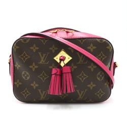 Louis Vuitton LOUIS VUITTON Santonge 2-way shoulder bag, coated canvas, monogram, women's, brown, pink, M43557