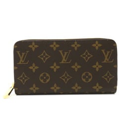 Louis Vuitton Zippy Wallet Round Long Coated Canvas Monogram Men's Women's Brown M42616