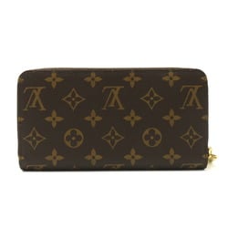 Louis Vuitton Zippy Wallet Round Long Coated Canvas Monogram Men's Women's Brown M42616