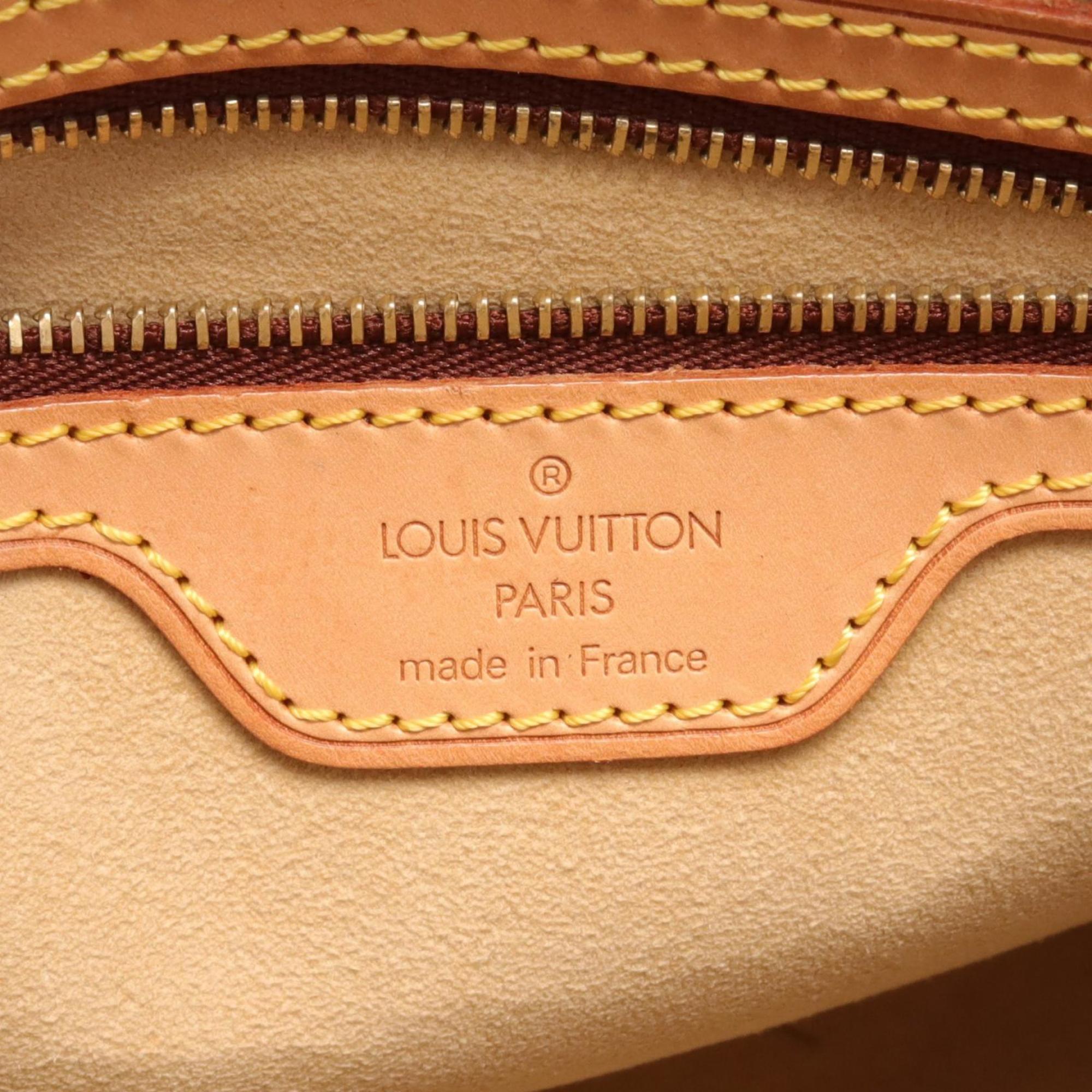 Louis Vuitton LOUIS VUITTON Looping MM Monogram Shoulder Bag Coated Canvas Leather Women's Brown M51146