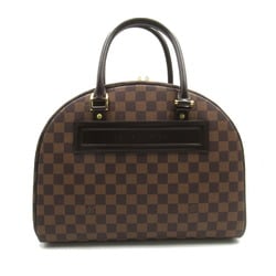 Louis Vuitton Nolita Handbag Bag Coated Canvas Damier Women's Brown N41455