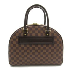 Louis Vuitton Nolita Handbag Bag Coated Canvas Damier Women's Brown N41455