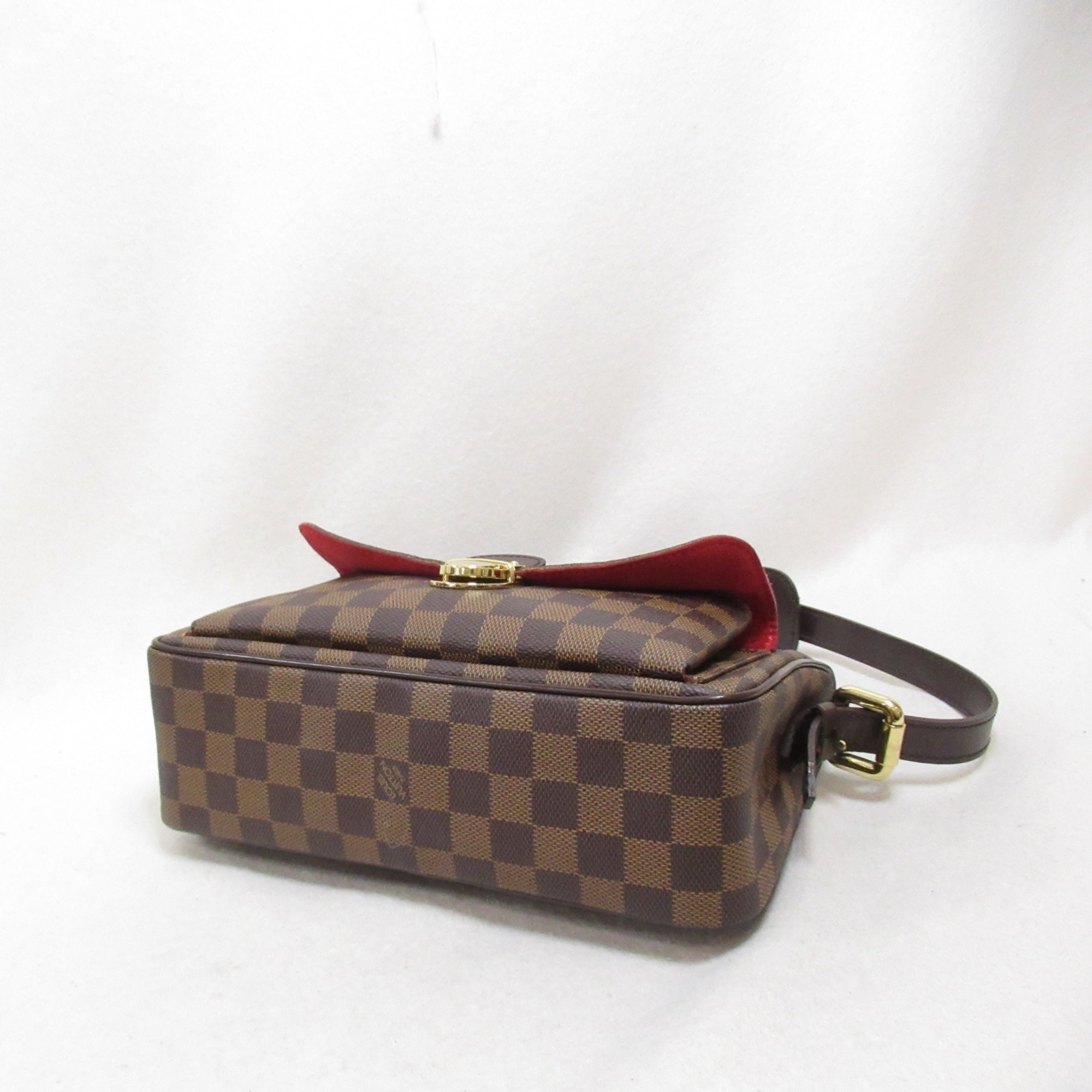 Louis Vuitton Ravello GM Shoulder Bag, Coated Canvas, Damier, Women's, Brown, N60006