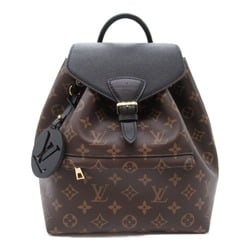 Louis Vuitton Montsouris NM PM Backpack, Bag, Coated Canvas, Monogram, Women's, Black, M45515