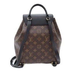 Louis Vuitton Montsouris NM PM Backpack, Bag, Coated Canvas, Monogram, Women's, Black, M45515