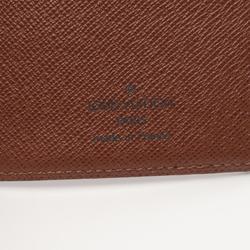 Louis Vuitton LOUIS VUITTON Porte Carte Credit Yen Bi-fold Long Wallet Coated Canvas Leather Monogram Men's Women's Brown M60825