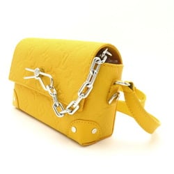 LOUIS VUITTON Steamer Wearable Wallet Shoulder Bag Leather Taurillon Women's Yellow Jaune Matte M82917