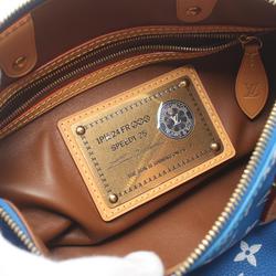 Louis Vuitton Speedy P9 Bandouliere 25 Boston Bag Leather Women's Blue M24424