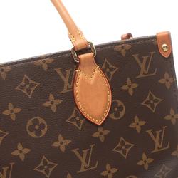 Louis Vuitton LOUIS VUITTON Sac Plat PM Monogram Tote Bag Coated Canvas Leather Women's Brown M46263