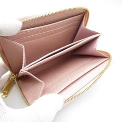 Louis Vuitton LOUIS VUITTON Zippy Coin Purse Wallet/Coin Case Wallet Coated Canvas Damier Azur Women's White Pink N60229